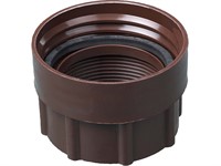 Adapter, S71x6 (DIN71) inre-G 2" inre, brun