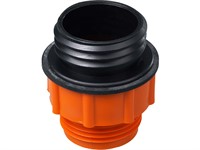 Adapter, S61x6 (DIN61) yttre S56x4(T-S)yttre, svart/orange