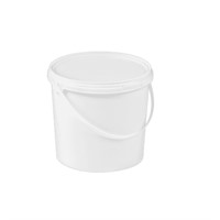 Plasthink, rund inkl. lock, 11L, Vit