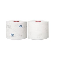 Tork Mid-size T6, Toalettpapper , 2-lgr, 27 rullar/frp, Vit