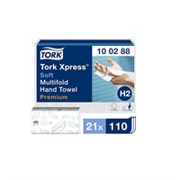 Tork Multifold H2, Pappershandduk Mjuk,  2-lgr, Vit