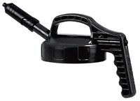 Oil Safe Minilock med smal kort pip - Svart