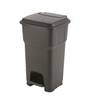 Avfallskärl Hera, med fotpedal, 85L, Svart