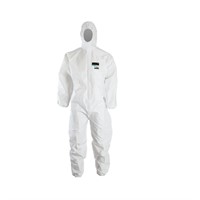 Korttidsoverall med huva ProTect 200, strl.3-XL, 50st/krt