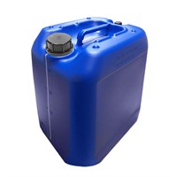 Plastdunk inkl. kapsyl och siktrand, 20L, Blå