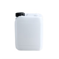 Plastdunk inkl. kapsyl, stapelbar, 5L, Natur