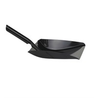 Sopskyffel kort, metall, svart