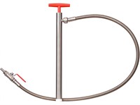 Fatpump i rostfritt stål m slang/kran 48cm