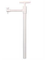 Fatpump i PTFE med utloppsrör och kran. 40cm 180ml/tryck