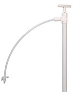 Fatpump i PTFE med utloppsslang och kran. 40cm 180ml/tryck