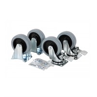 Hjulsats till Tippo, massivgummi ø160x48mm