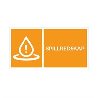 Spillredskap dekal 172x90mm, Självhäftande vinyl