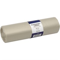 Plastsäck för container 660L, 6st/rl, 10rl/krt, Transparent