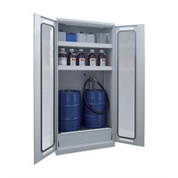 Kemikalieskåp CHS-2FAS 950GL, Grå, 2-Dörrar plexiglas