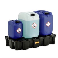 Spillkar 35HD, med PE galler, 35L, svart