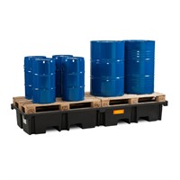 Spillpall PE 425/4e, utan galler, svart