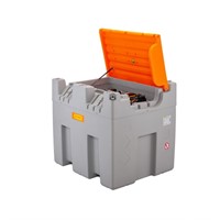 Dieseltank CUBE Premium 980L med lock, utomhus, 56L/min