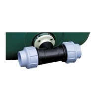 Flänsanslutning, T-koppling 2" till förvaringstankar 750-3000L