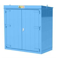 Gasskåp 525 för 10 styck P45, EI60, Utomhus