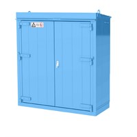 Gasskåp för 2X2 stycken P45, EI60, Utomhus