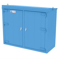 Gasskåp för 2X6 stycken P45, EI60, Utomhus