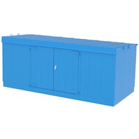 Brandklassad miljöcontainer 1900 liter, EI60 Utomhus