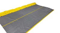Silt Screen 920 Curtain, 10m, ASTM Z, PVC/Polyester 750GSM, Kjol 10m