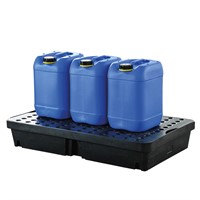 Uppsamlingskärl PE 60L, med galler