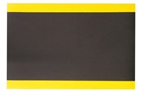 Arbetsmatta Elephant Skin 91x300cm,  Svart/Gul