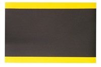 Arbetsmatta Elephant Skin 91x400cm,  Svart/Gul