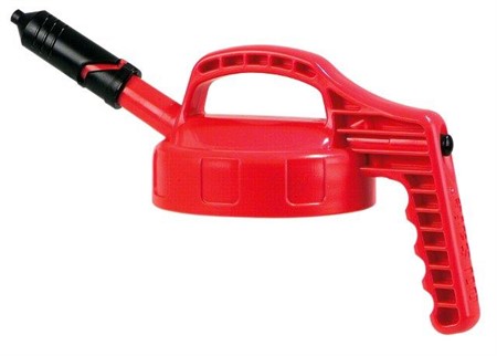 Oil Safe Minilock med smal kort pip - Röd