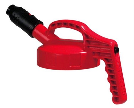 Oil Safe Lock med tjock kort pip - Röd