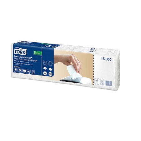 Tork Dispenserservett Extra mjuka, N4,  8x1000st, Vit