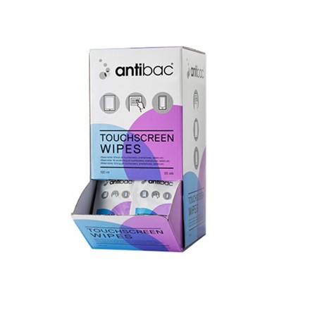 Rengöringsduk ANTIBAC Touchscreen, 95st/frp