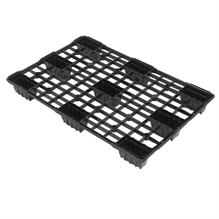 Plastpall SF800 ultralätt, travbar 9 fötter, Svart