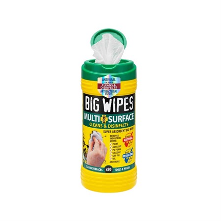 Big Wipes Multi Surface Våtservetter, 8x80 ark/frp