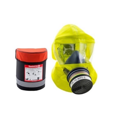 Helmask flykthuva Smoke/Chem SR 77-3 ABEK1-CO-P3, Portabel, 1st/frp