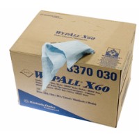 WYPALL® X60 Dukar Bragbox, 200ark/frp, 31x42cm, 1/krt, Blå