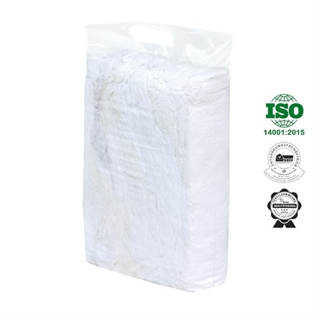 Vita lakansdukar Prima 100% bomull,5kg/bal