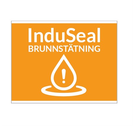 Dekal InduSeal Brunnstätning, 155x120mm, Självhäftande vinyl