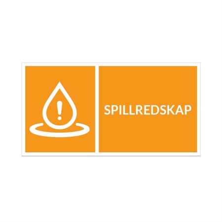 Spillredskap dekal 172x90mm, Självhäftande vinyl