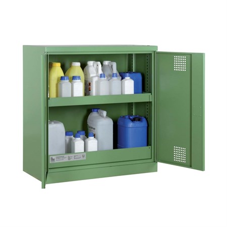 Kemikalieskåp PSM 950-1000, Grön, 2-Dörrar