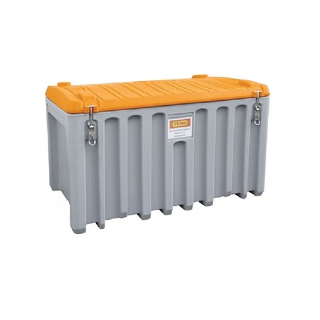 CEMbox 400 liter grå/orange