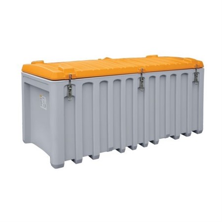 CEMbox 750 liter grå/orange