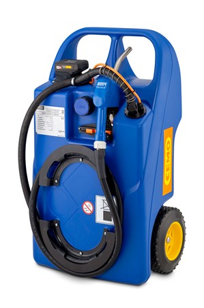 AdBlue kärra 60L, batteridriven CAS Akku 2Ah+ASC55, El-pump 18V SP30,