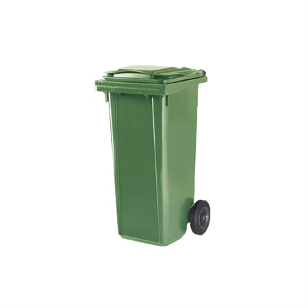 Avfallsbehållare 120L, Grön