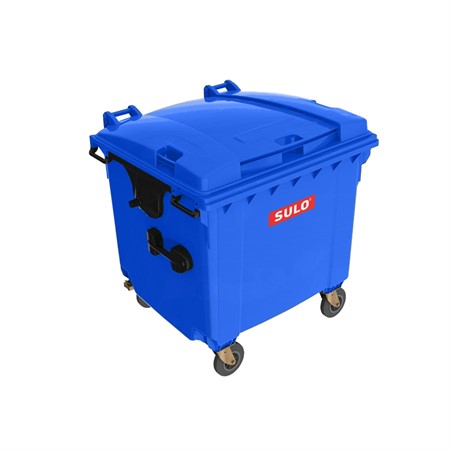 Avfallsbehållare 660L, Blå