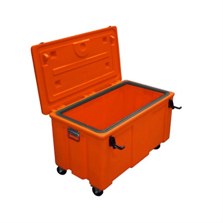 Spill-Kit box med lock  & hjul, 140L