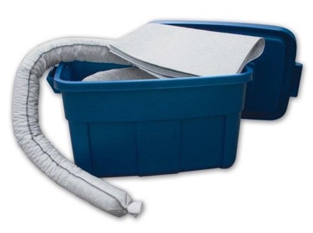 Universal Spillkit Box, Lock med spännlås, 50L