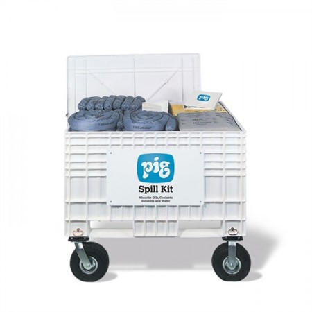 PIG Universal Mobilt Spillkit XXL, med gummihjul, 537L